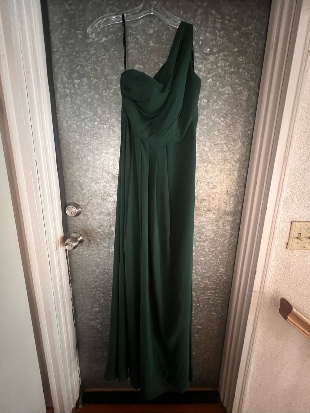 SORELLA VITA Emerald Green One-Shoulder Bridesmaid Gown